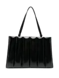 Phoebe Philo pleated tote bag - Black