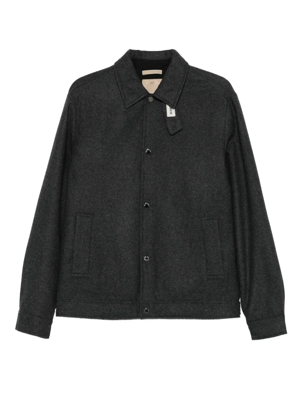 Woolrich chamarra de mezclilla con botones | gris | Image 1
