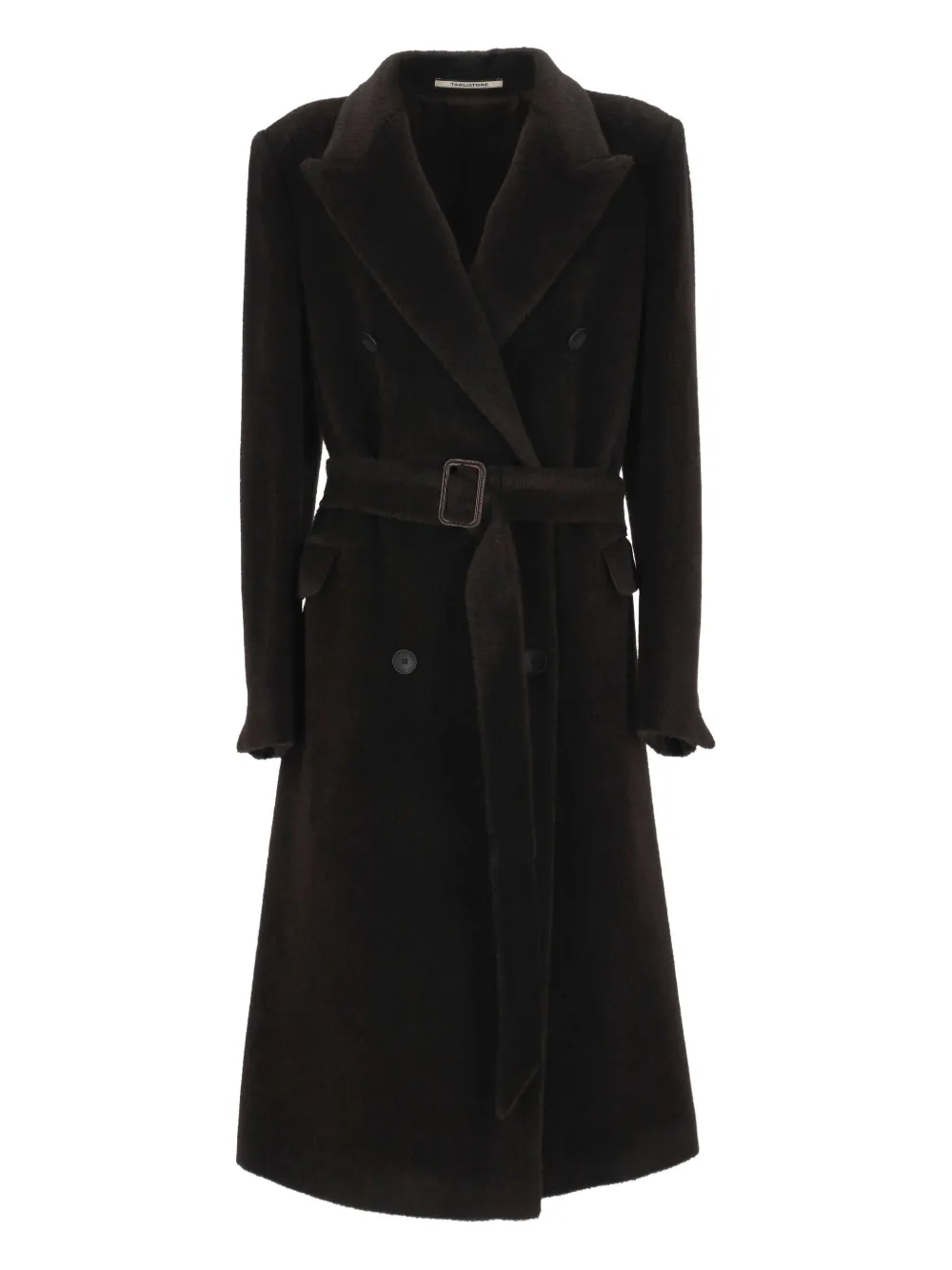 Tagliatore double-breasted coat | Brown | Image 1
