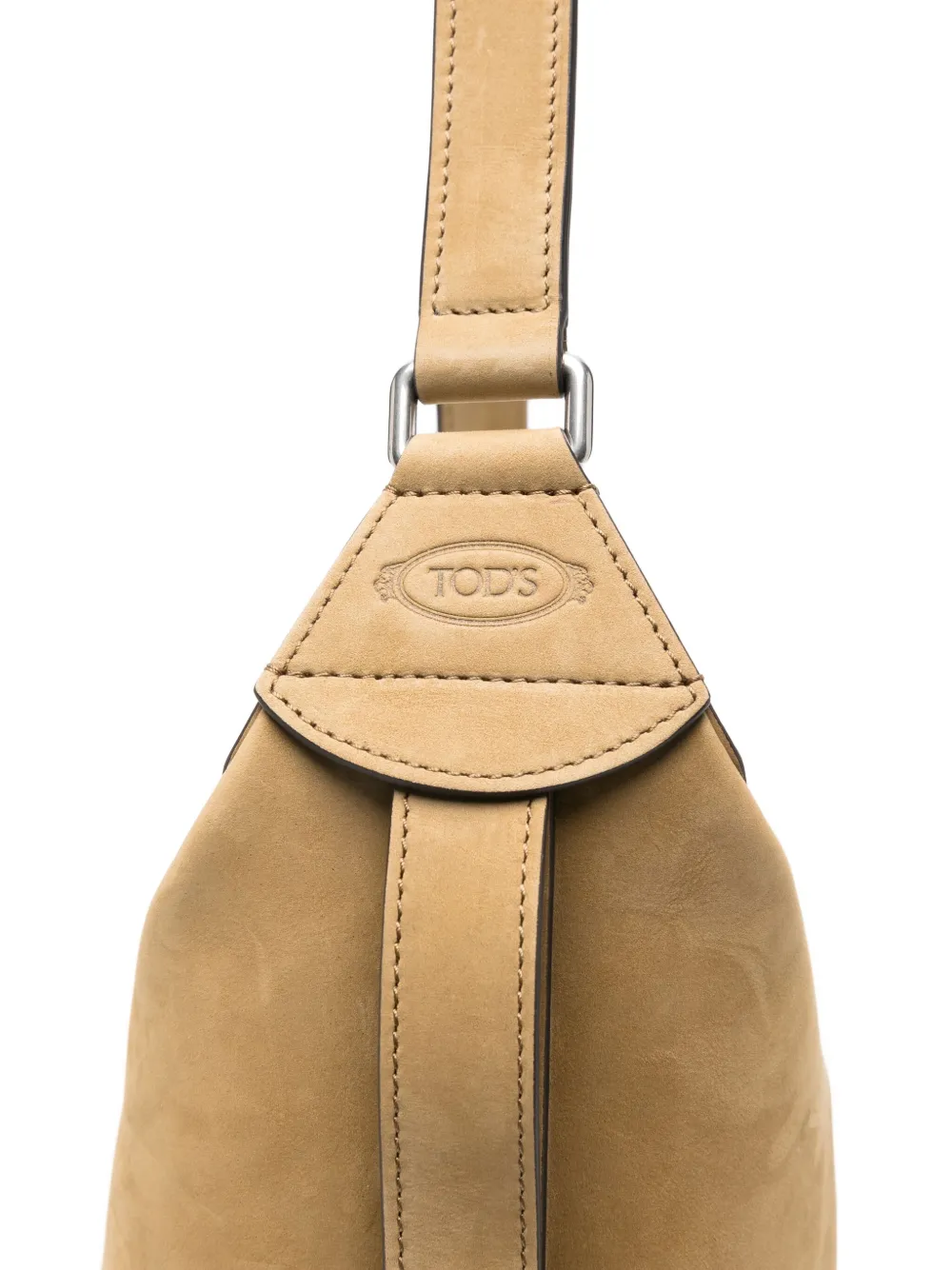 Tod's Kalfsleren schoudertas Beige