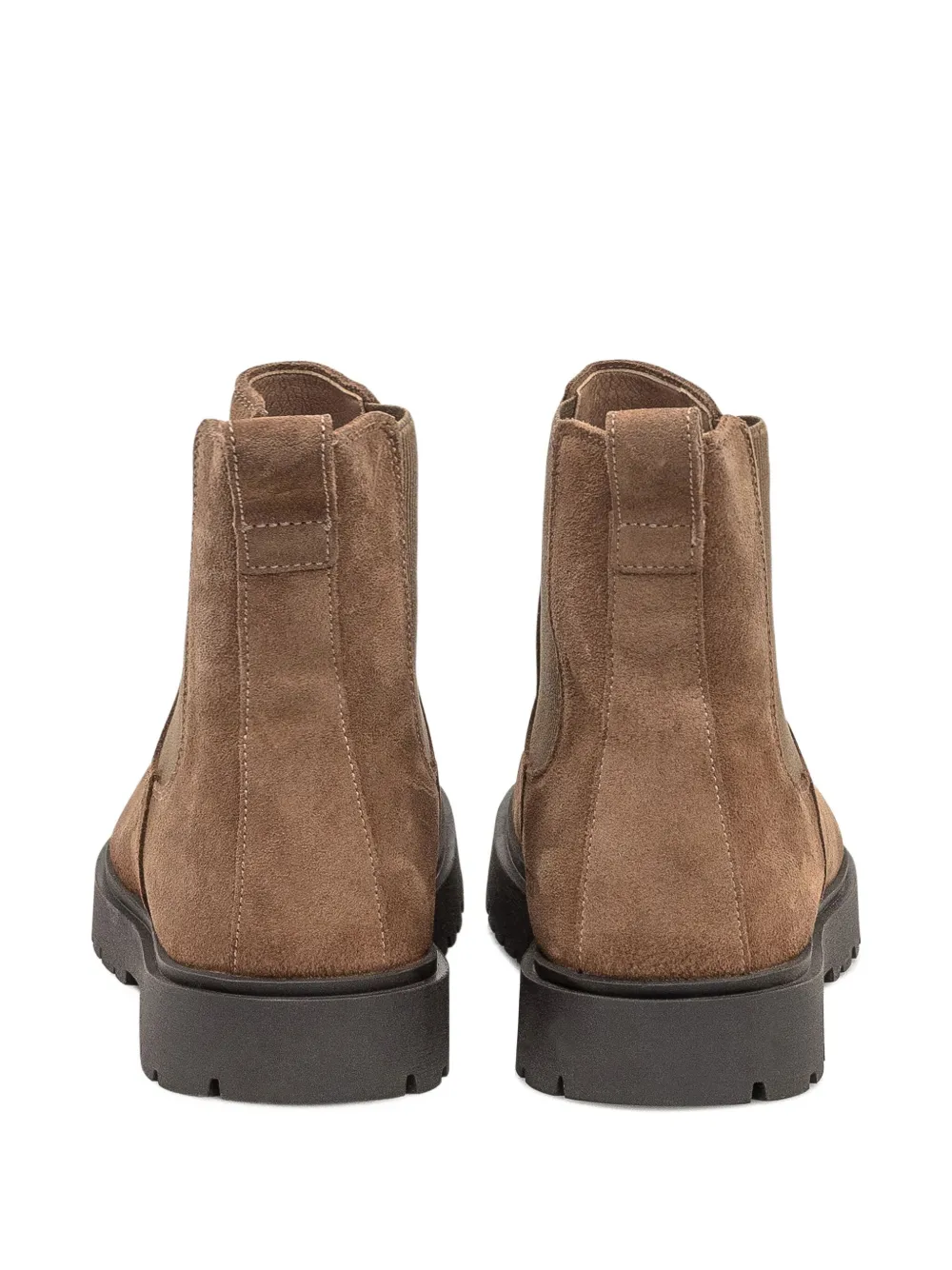 Birkenstock elasticated-panel suede boots Brown