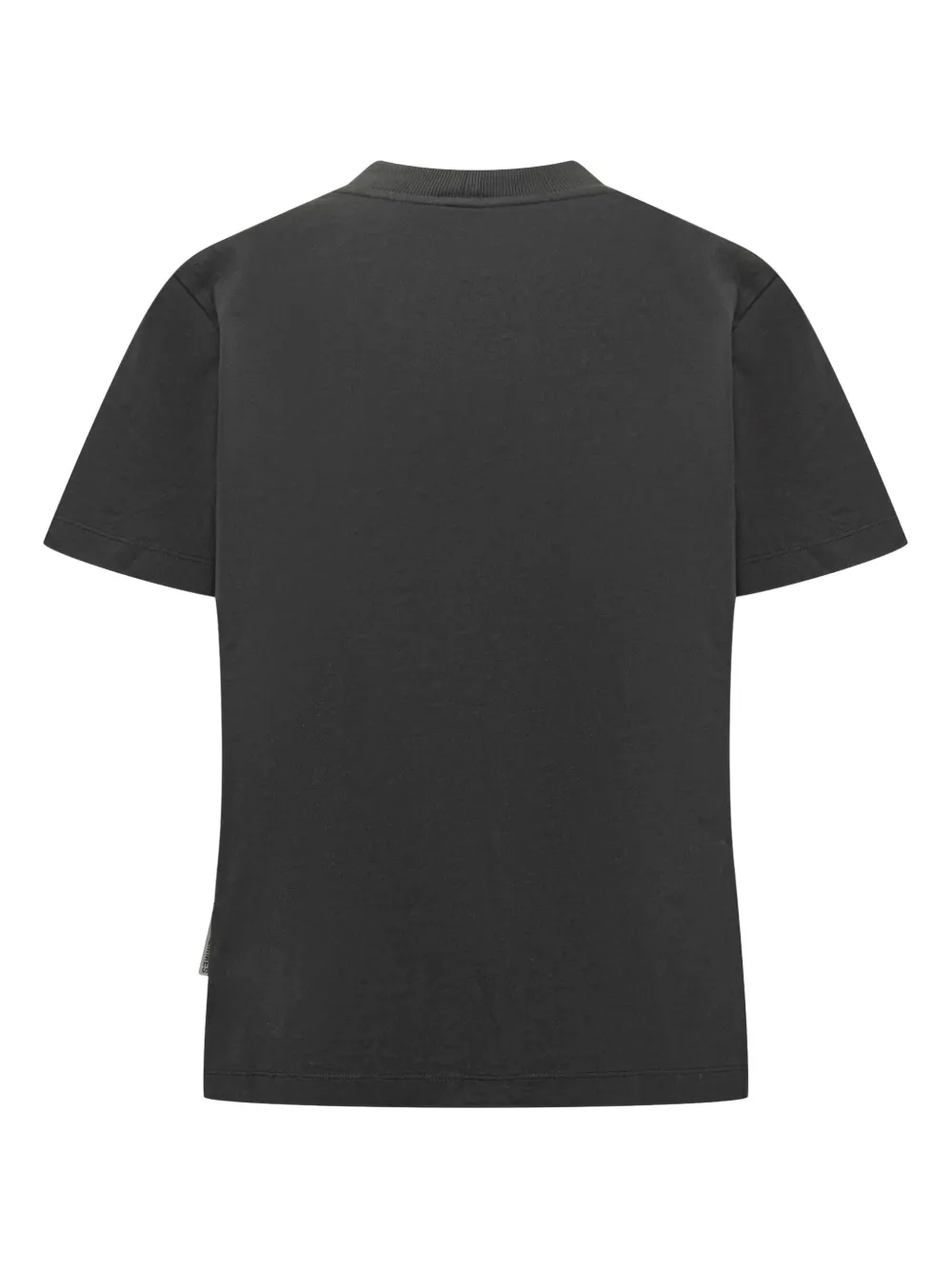 DES PHEMMES T-shirt verfraaid met veren Grijs