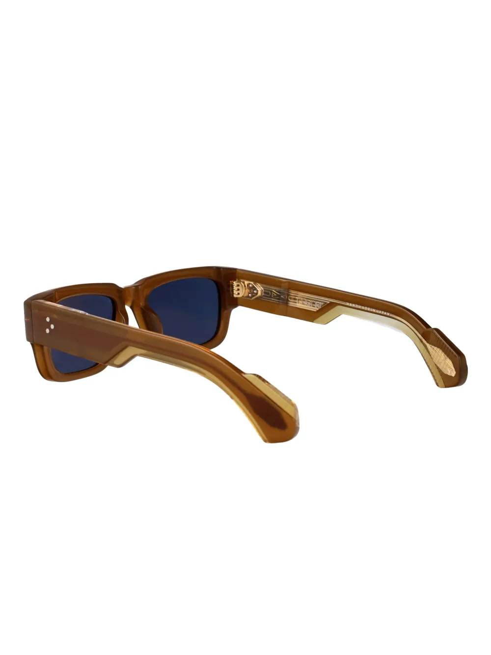 T Henri Eyewear Taycan zonnebril met rechthoekig montuur Bruin