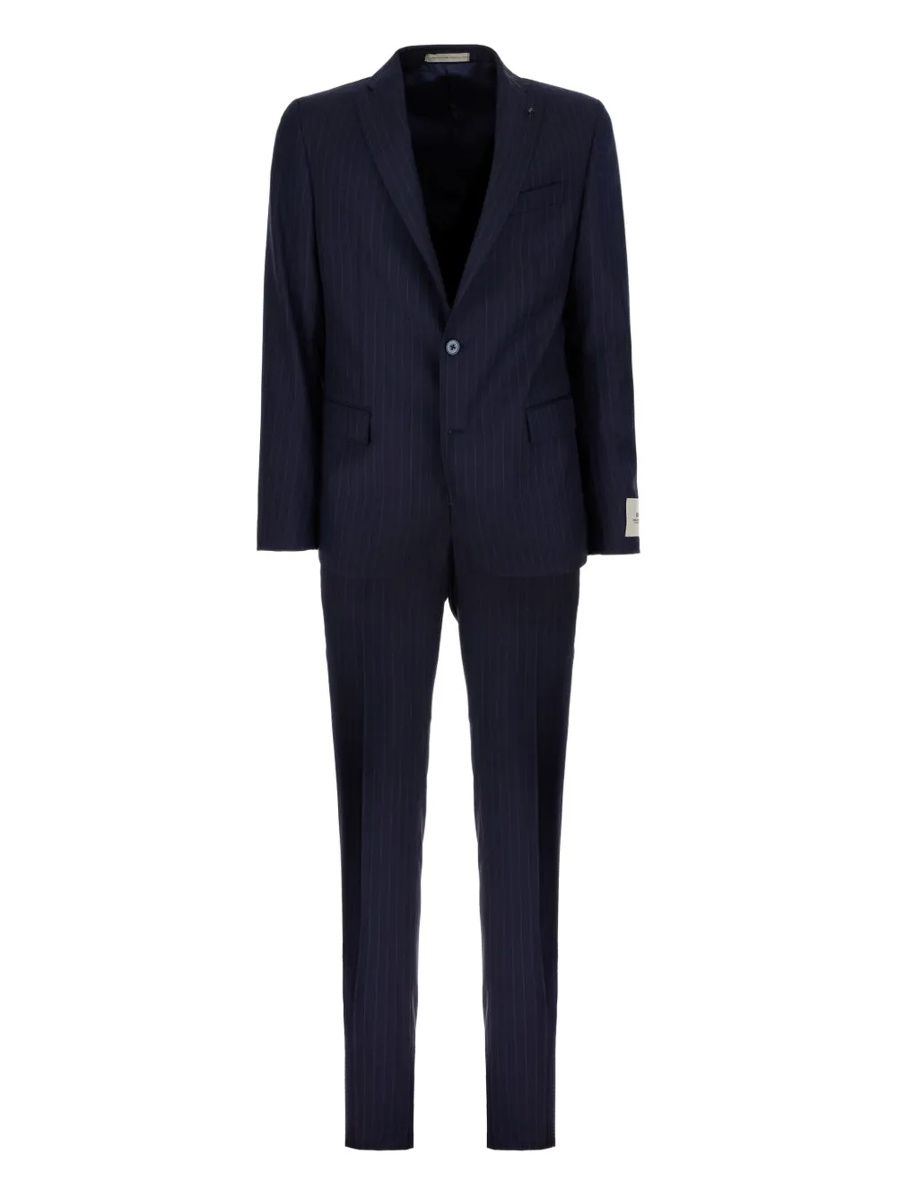 Corneliani pinstripe buttoned suit | Blue | Image 1