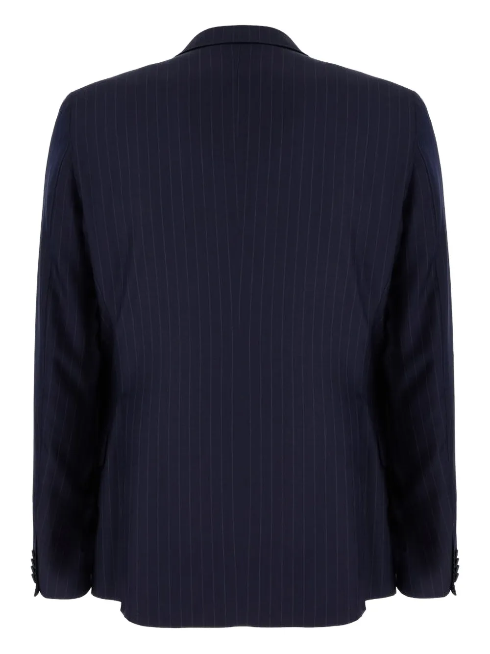 Corneliani Pak met krijtstreep en knopen Blauw