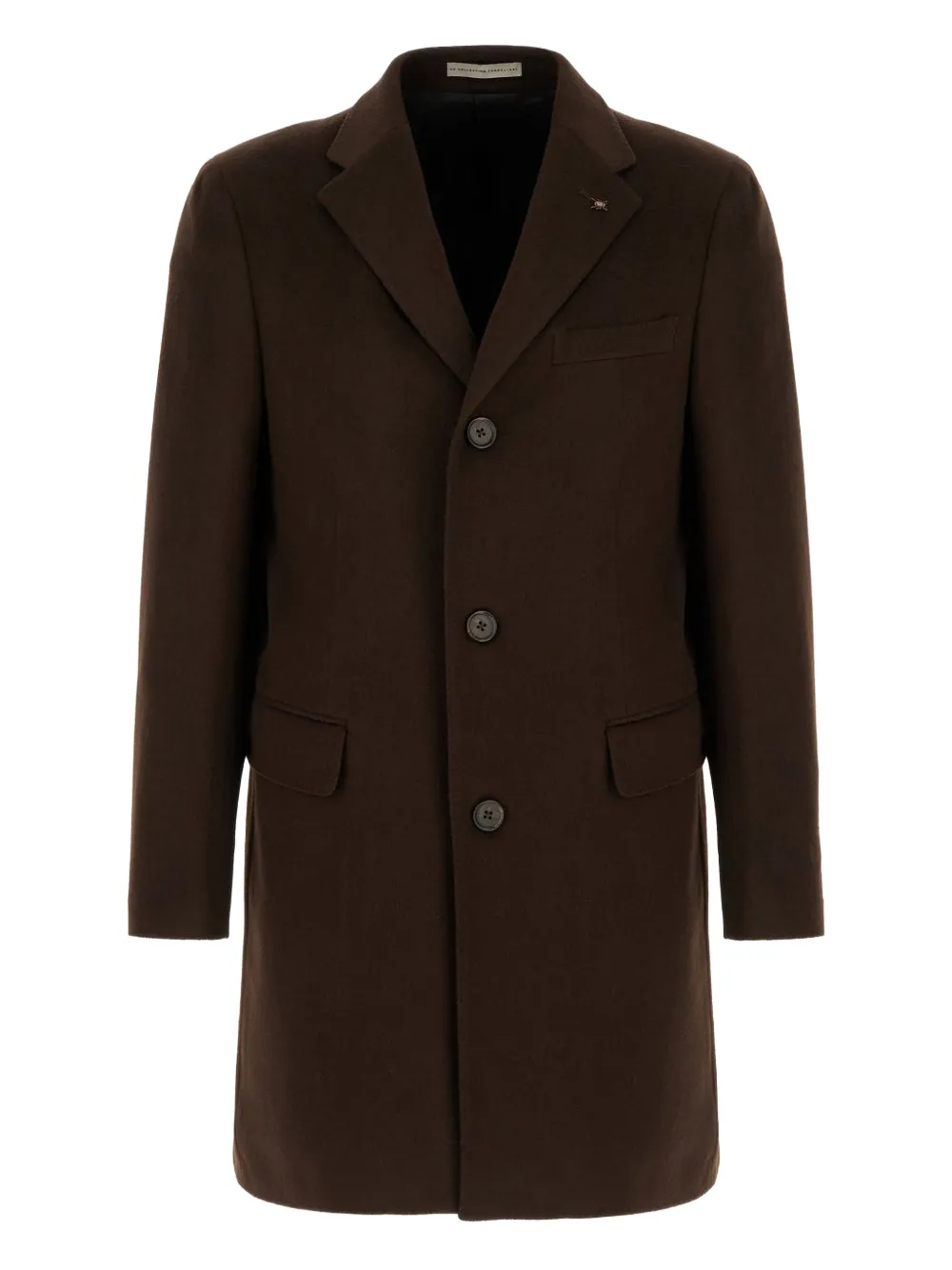 Corneliani buttoned coat | Brown | Image 1