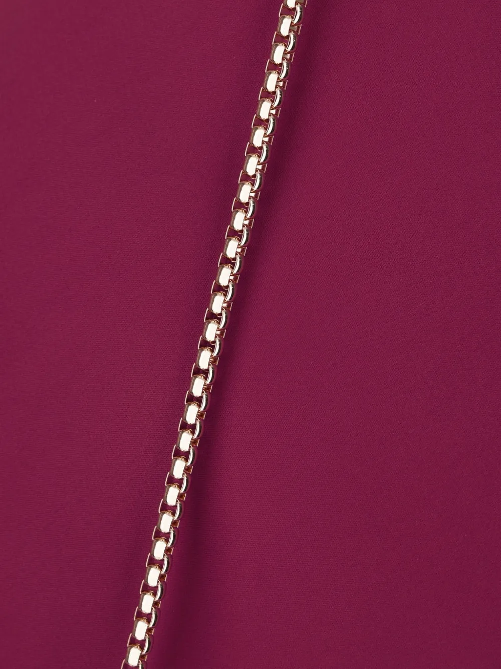 Danamè Selena Chain-strap Maxi Dress In Red