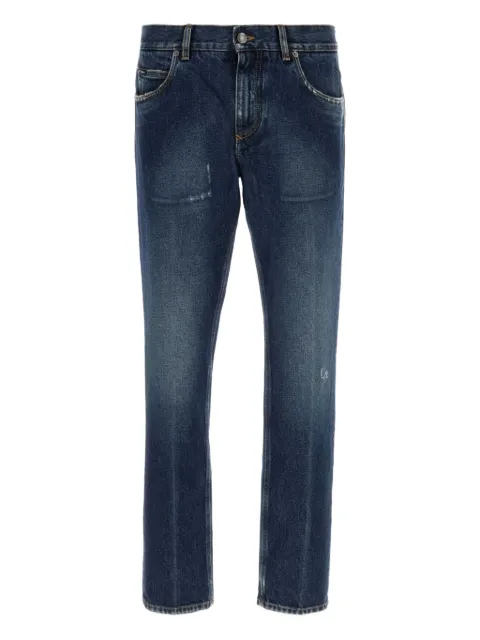 Dolce & Gabbana logo-plaque jeans
