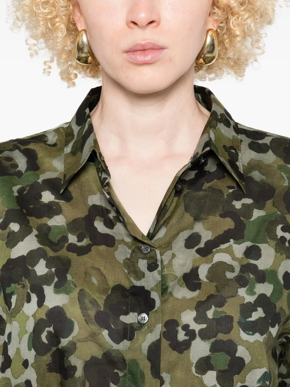 Robert Friedman Floral-print Button-down Shirt In Multi