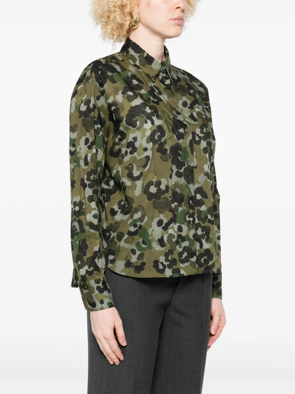 Robert Friedman Floral-print Button-down Shirt In Multi