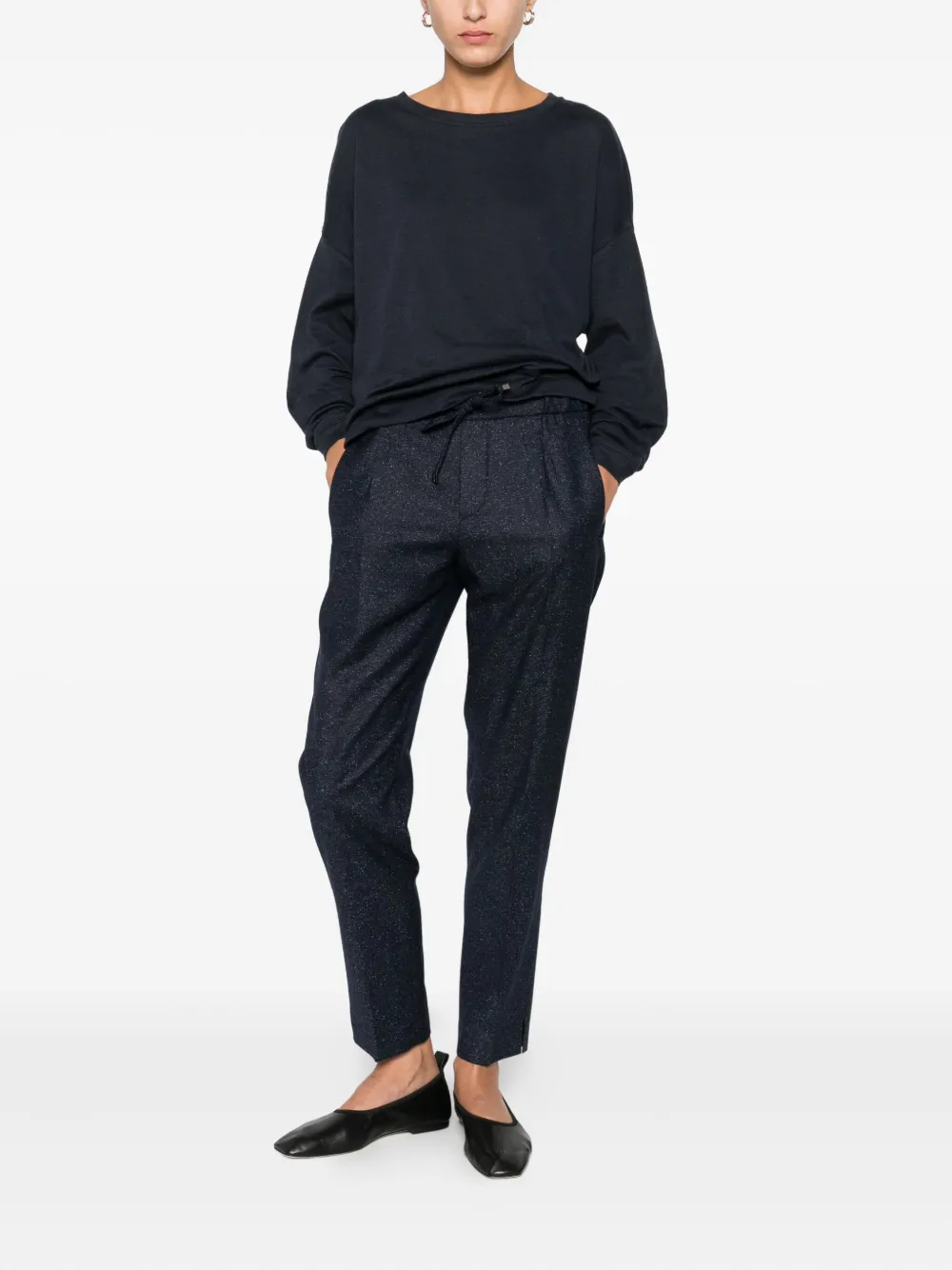 Berwich drawstring-fastening trousers - Blauw