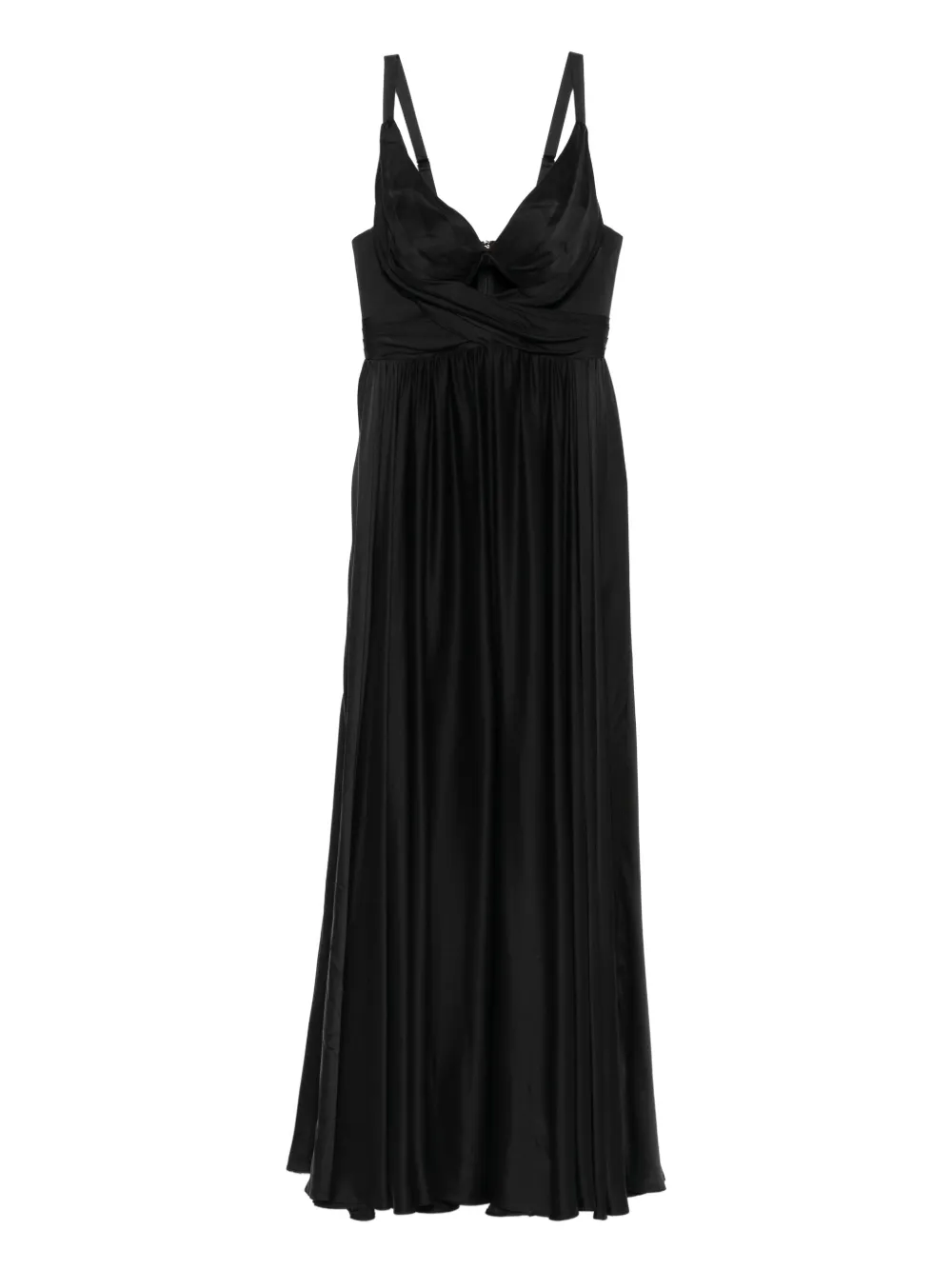 Zimmermann V-neck Midi Dress In Black