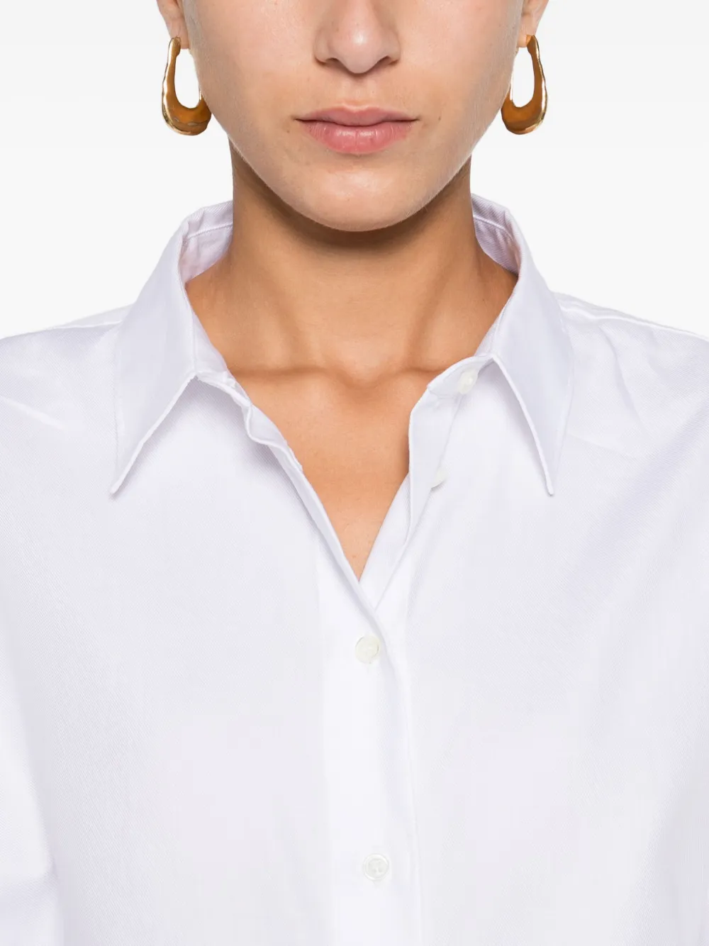 Robert Friedman Button-down Shirt In White