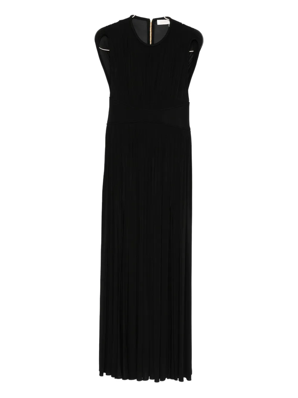 ZIMMERMANN pleated-skirt sleeveless midi dress | Black | Image 1