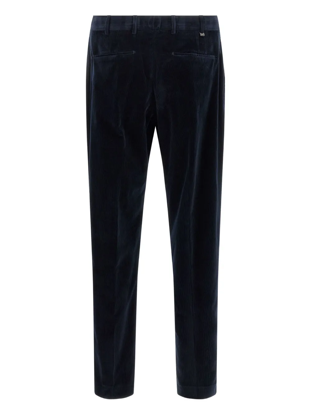 PT Torino elastic-waistband corduroy trousers - Blauw