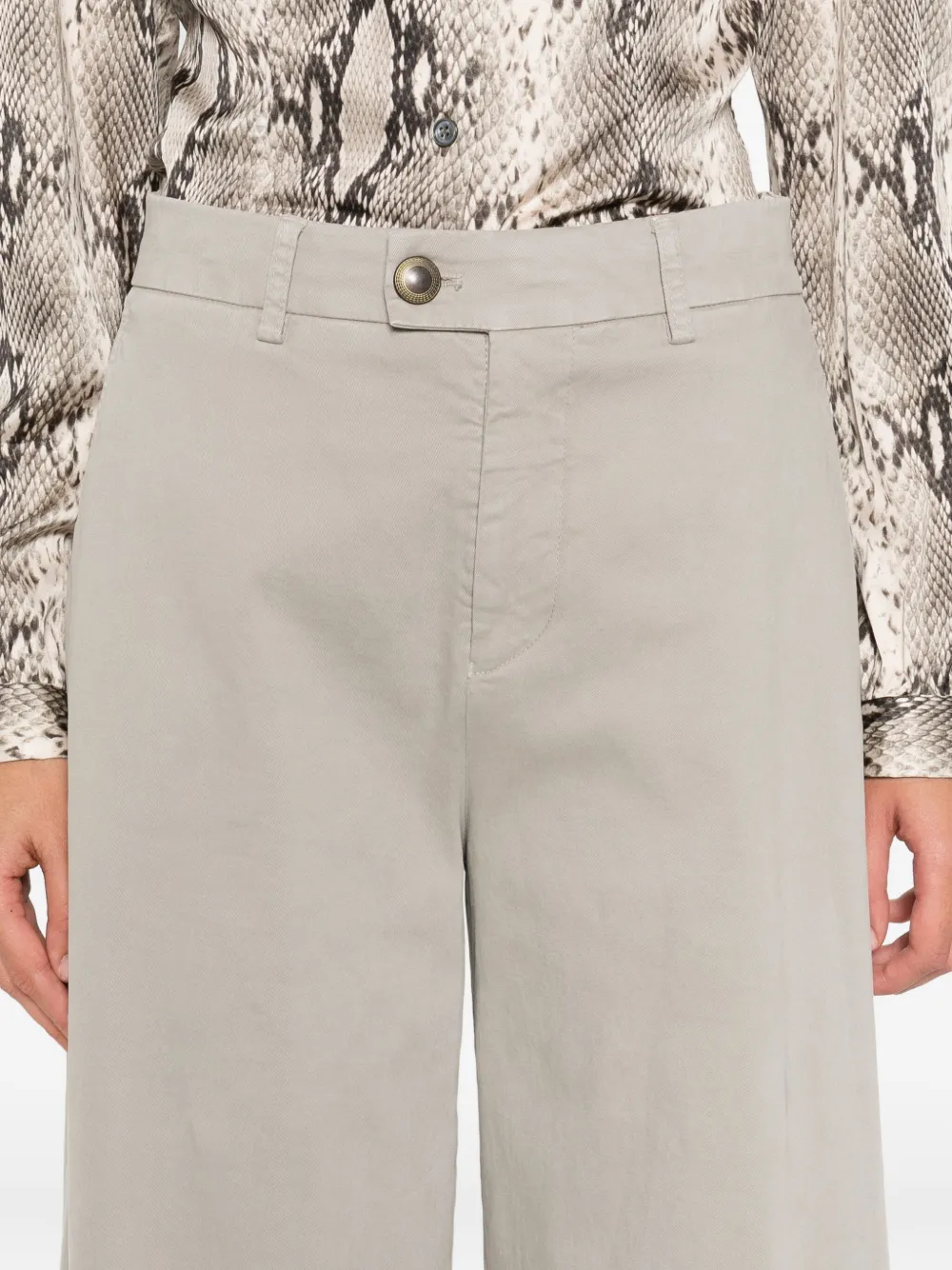 Berwich Pocket Palazzo Pants In Gray