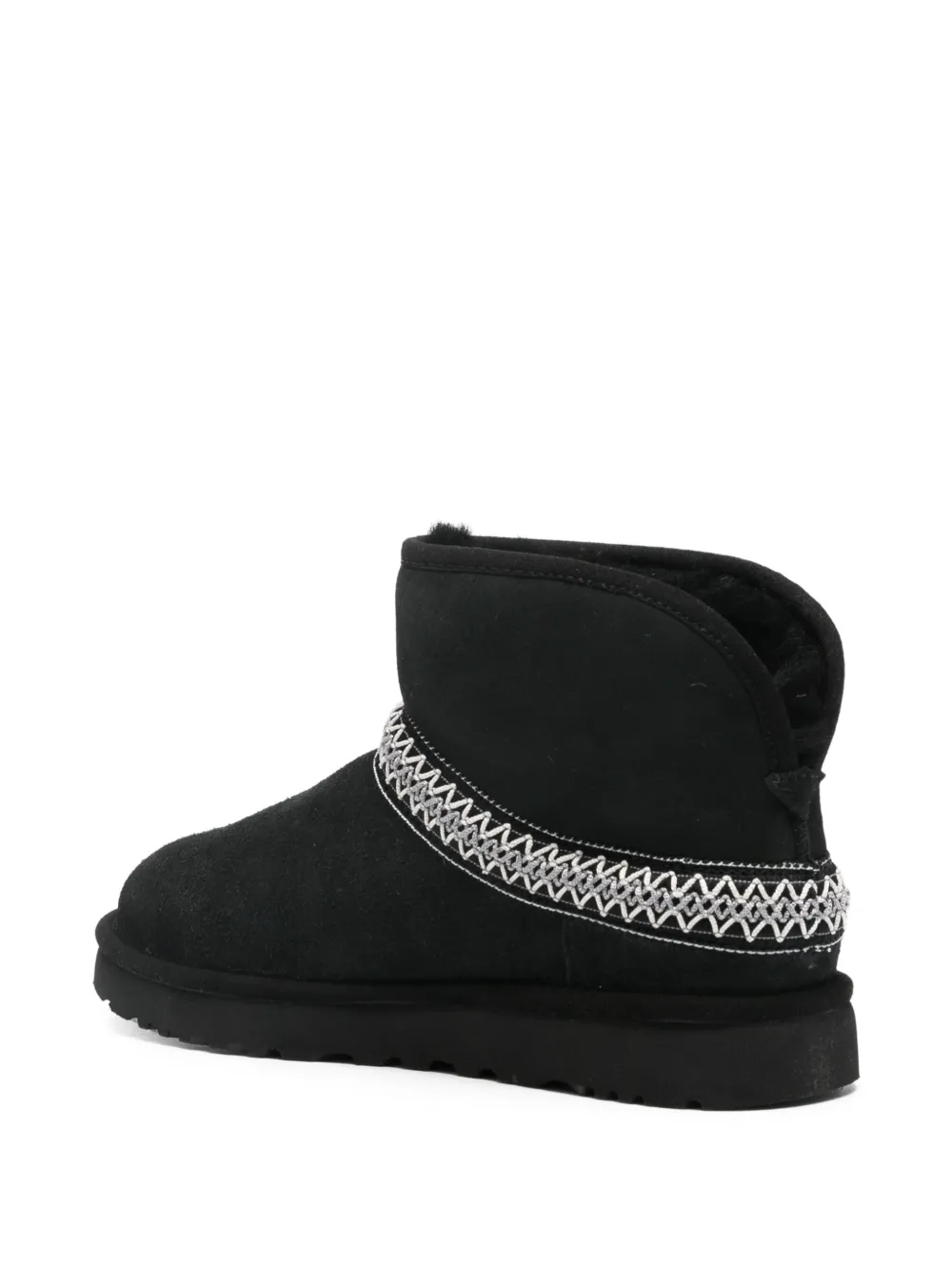 Ugg Classic Mini Crescent Boots In Black