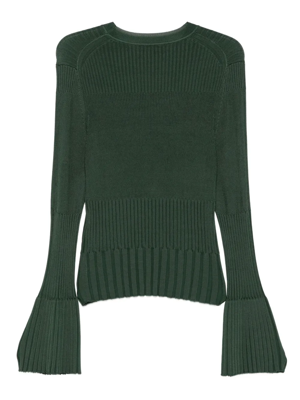 ZIMMERMANN ribbed bell-sleeve sweater | Knitted Sweaters | Image 2