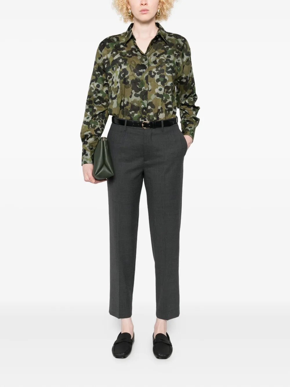 Berwich pressed-crease trousers - Grijs