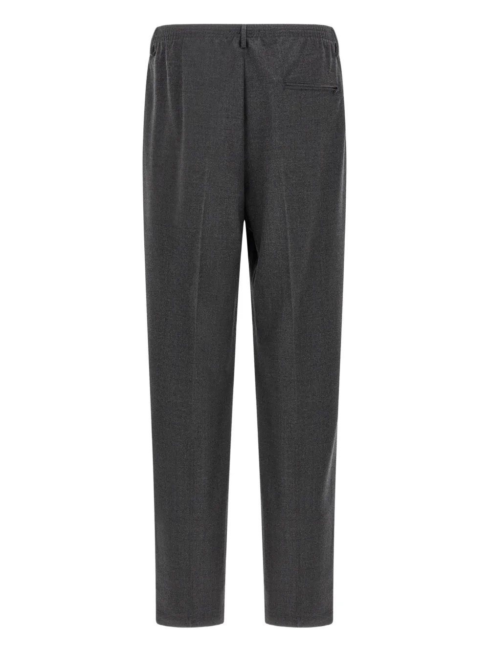 Cellar Door Geplooide broek met elastische tailleband - Grijs