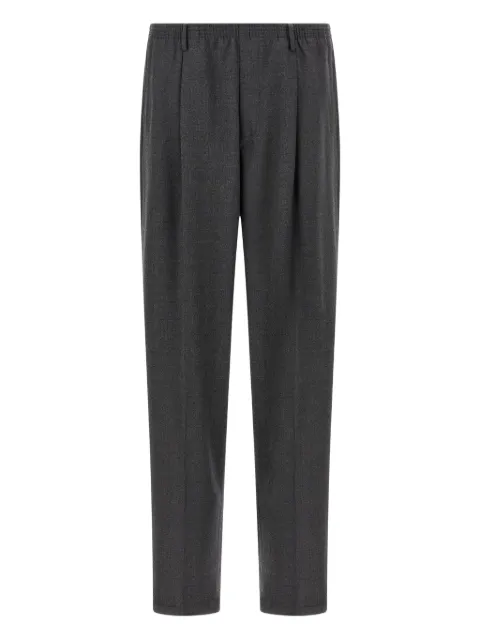 Cellar Door pleated elastic-waistband trousers