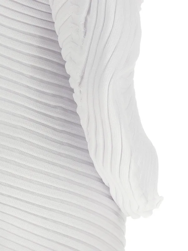 Issey Miyake リブトップ | ホワイト | FARFETCH JP