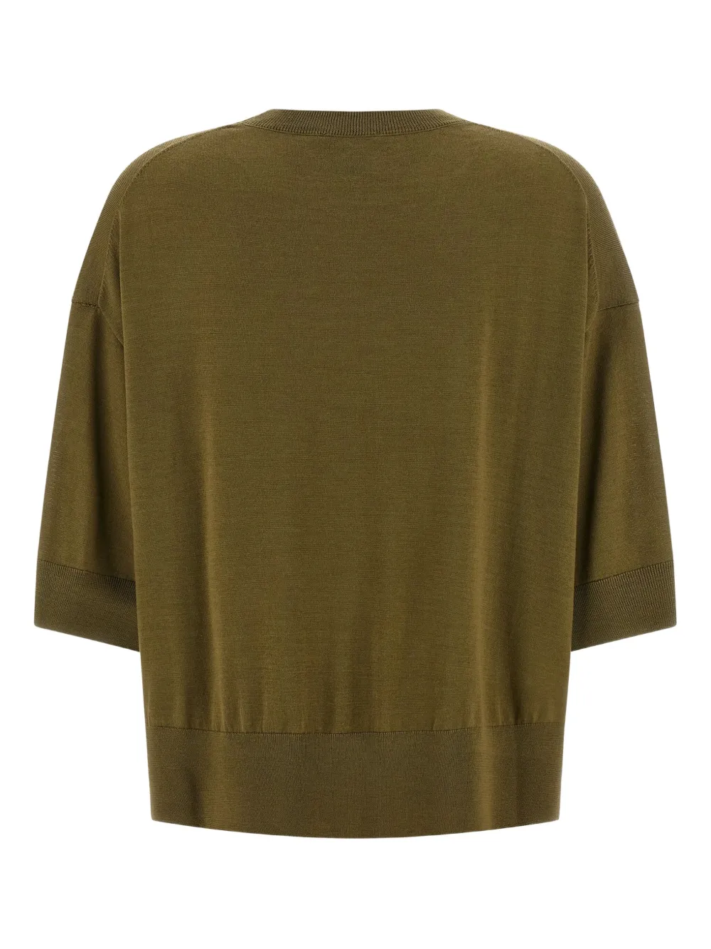 Nude asymmetrical-hem wool sweater | Jumpers | Image 2