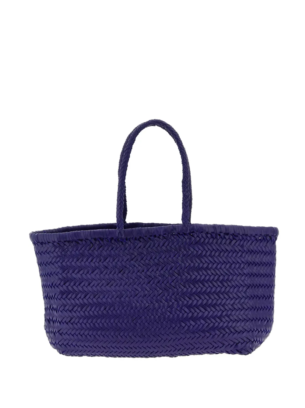 DRAGON DIFFUSION large Bamboo Triple Jump chevron-weave shoulder bag - DRAGON DIFFUSION large Bamboo Triple Jump chevron-weave shoulder bag -