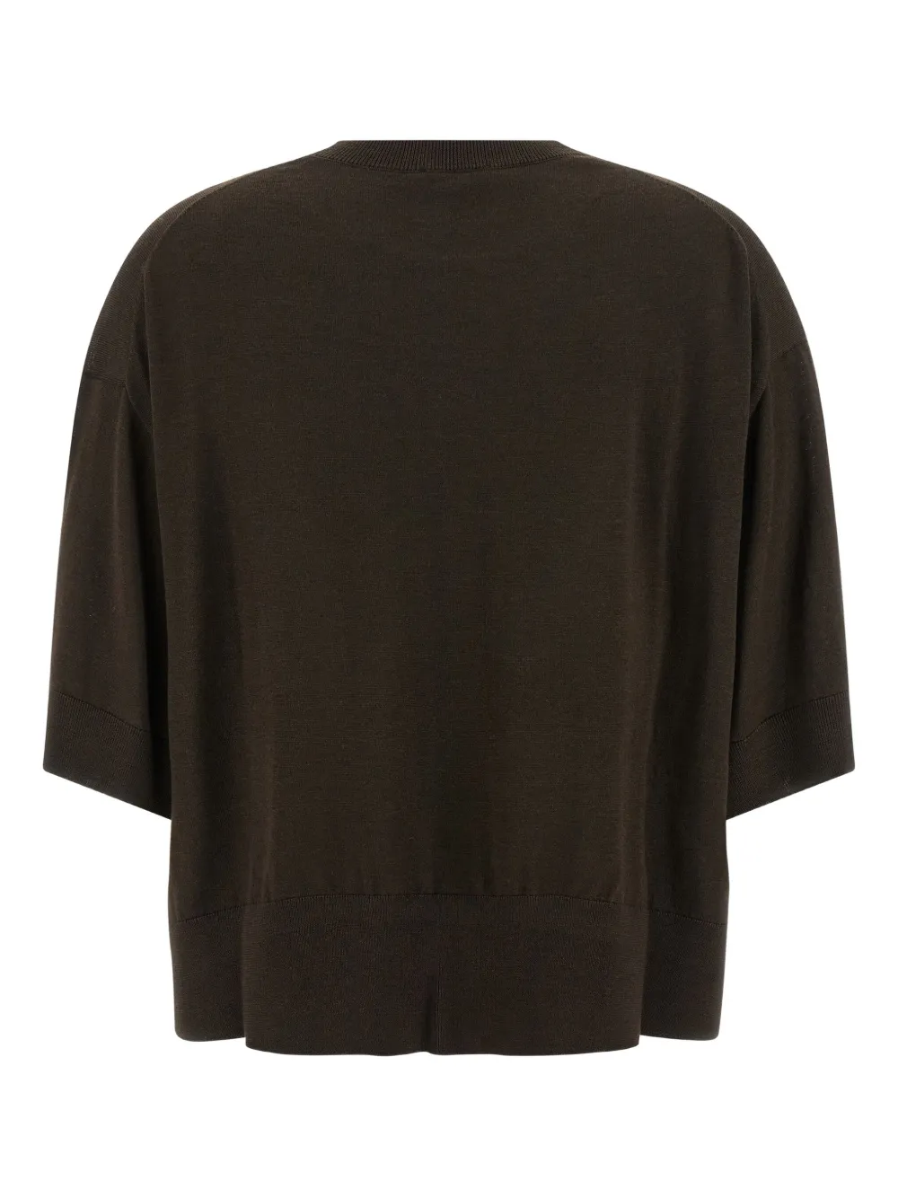 Nude dropped-shoulder wool sweater | Jumpers | Image 2