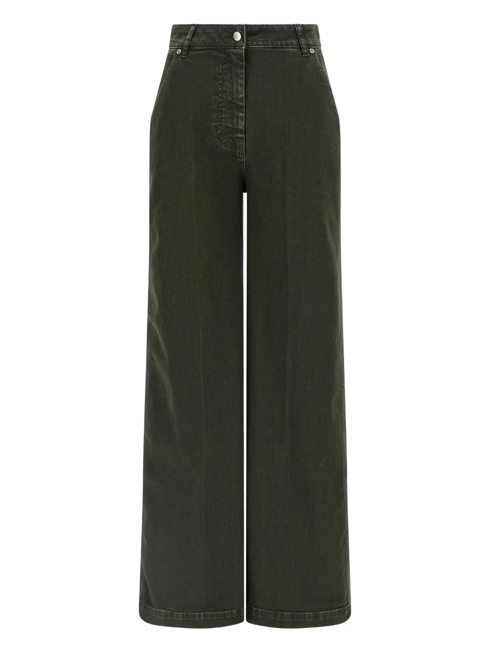Nude creased wide-leg jeans - ブラック Nude creased wide-leg jeans - ブラック