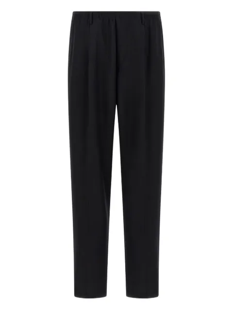 Cellar Door elastic-waistband pleat trousers