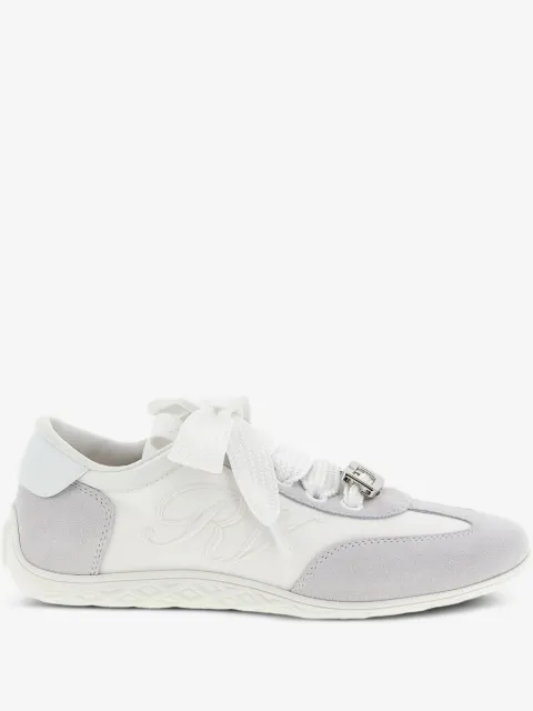 Roger Vivier embroidered buckle sneakers