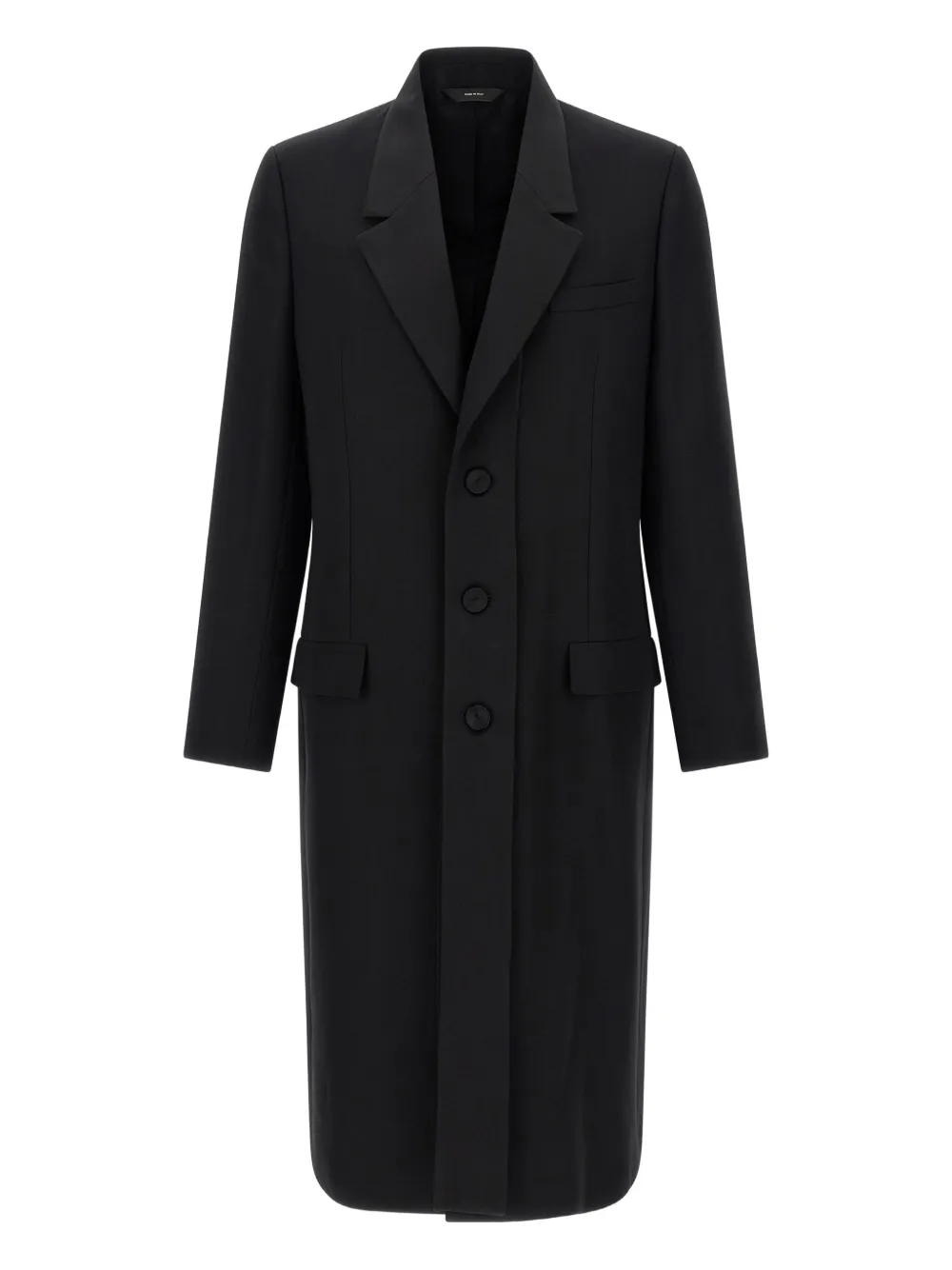 FENDI double layer lapel coat - ブラック FENDI double layer lapel coat - ブラック