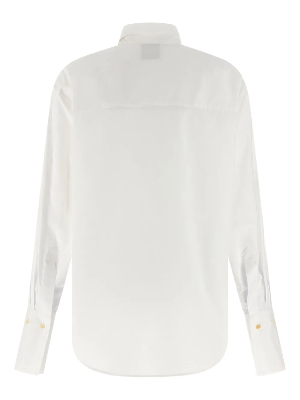 Nude lavallière-collar blouse - Wit