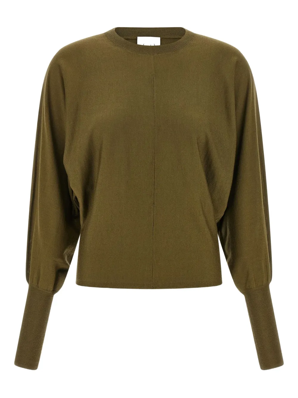 Nude dolman-sleeve crew-neck sweater | Green | Image 1