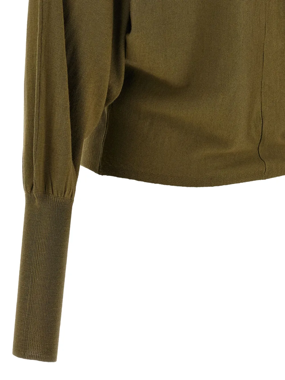 Nude dolman-sleeve crew-neck sweater | Knitted Sweaters | Image 2