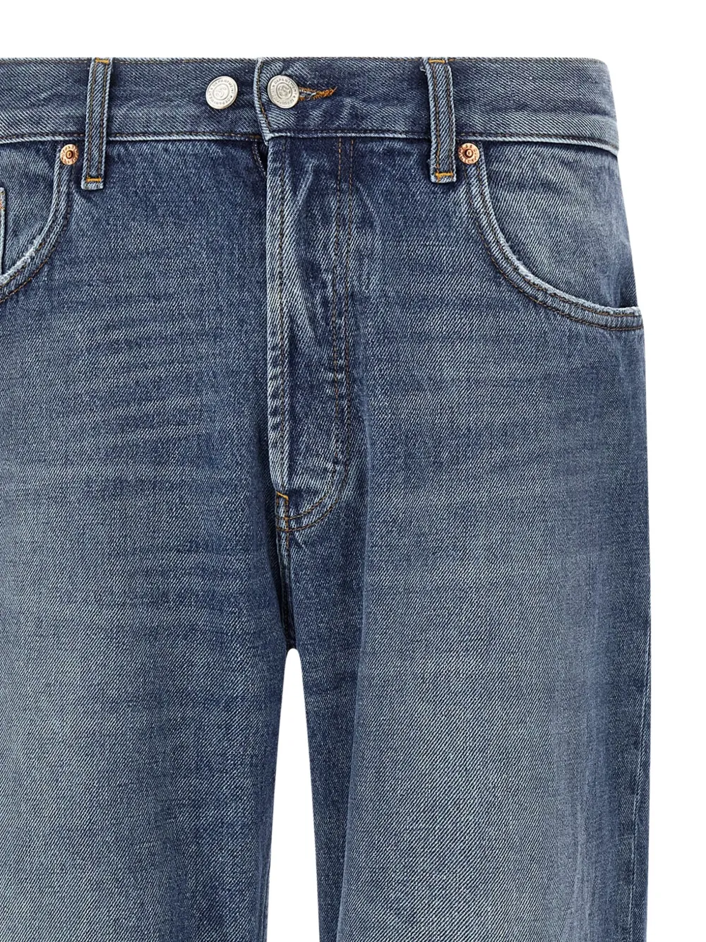 Department 5 Jeans met stonewashed-effect - Blauw