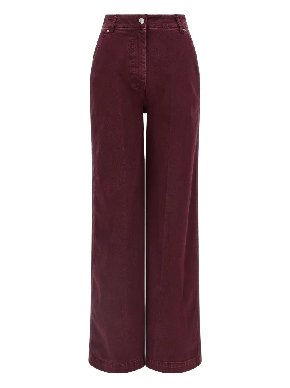 Nude creased wide-leg jeans - レッド Nude creased wide-leg jeans - レッド
