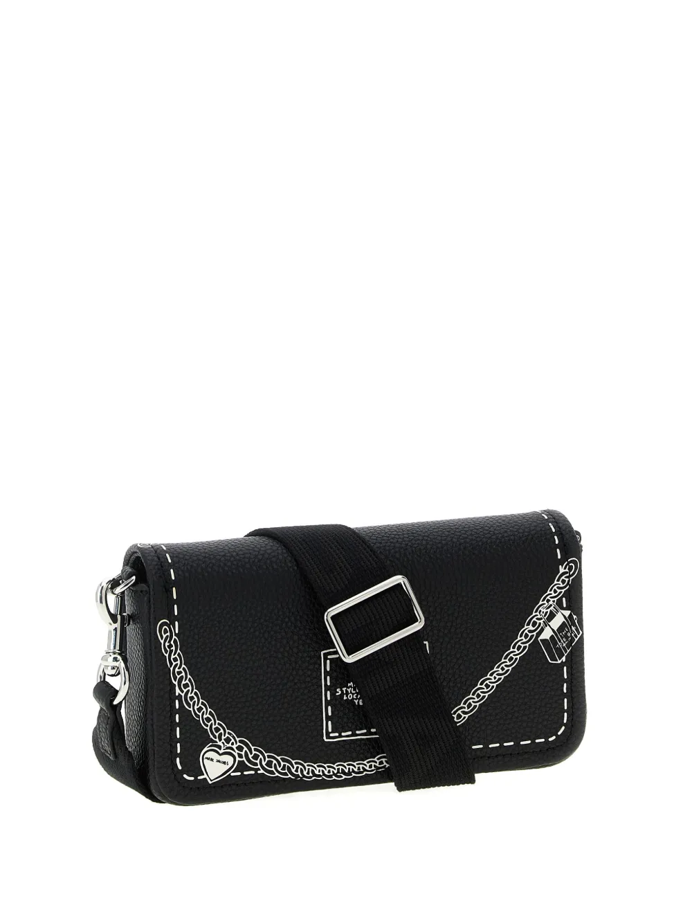 Marc Jacobs Mini Trompe Loeil Cross Body Bag In Black