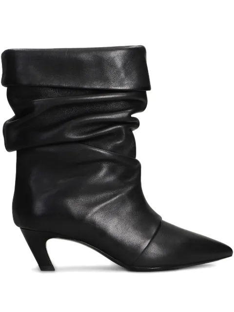Ash leather boots