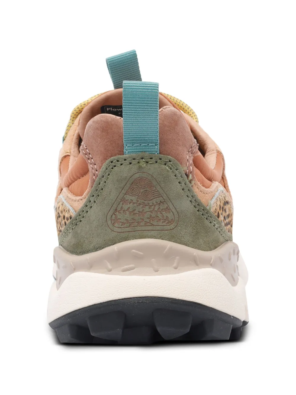 FLOWER MOUNTAIN Yamano 3 sneakers met suède vlak Beige