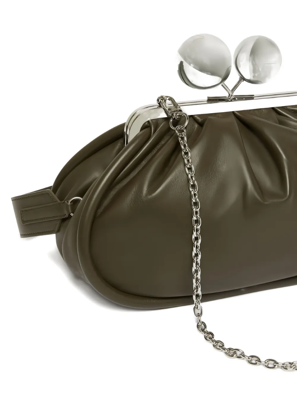 Weekend Max Mara Medium Pasticcino Shoulder Bag In Green