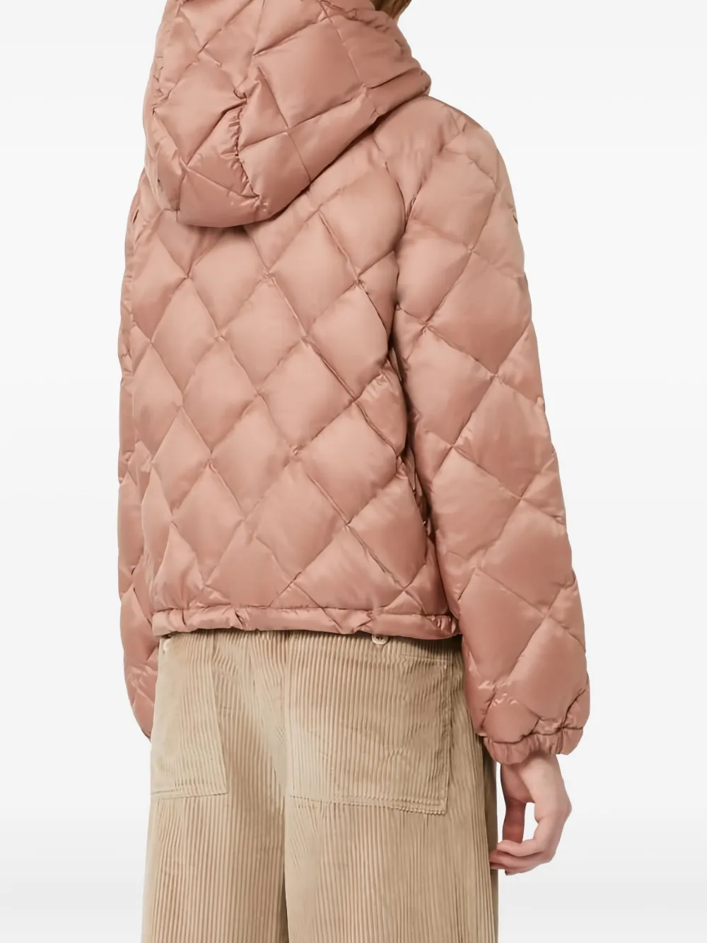Weekend Max Mara Eris Quilted Jacket Rose In Pink