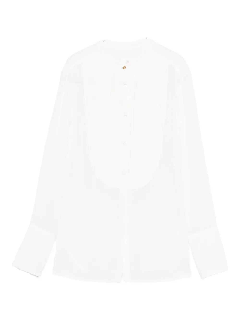 Trame Auree Silk Shirt In White