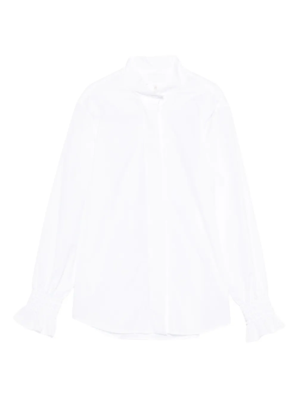 TRAME AUREE elastic-cuff shirt | White | Image 1