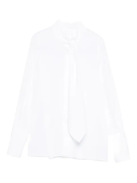 TRAME AUREE tie-neck blouse
