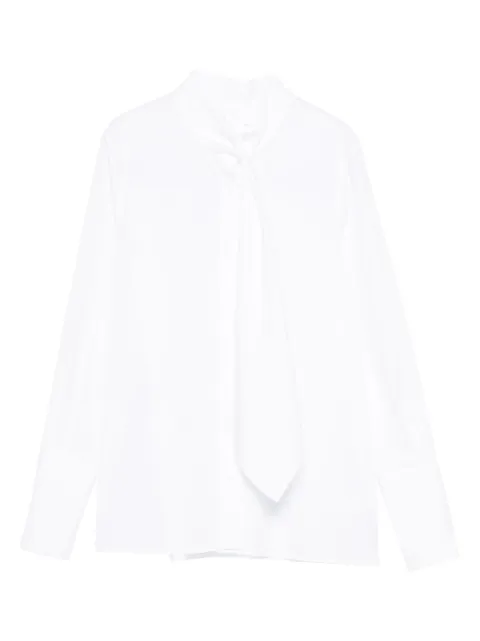 TRAME AUREE tie-neck blouse