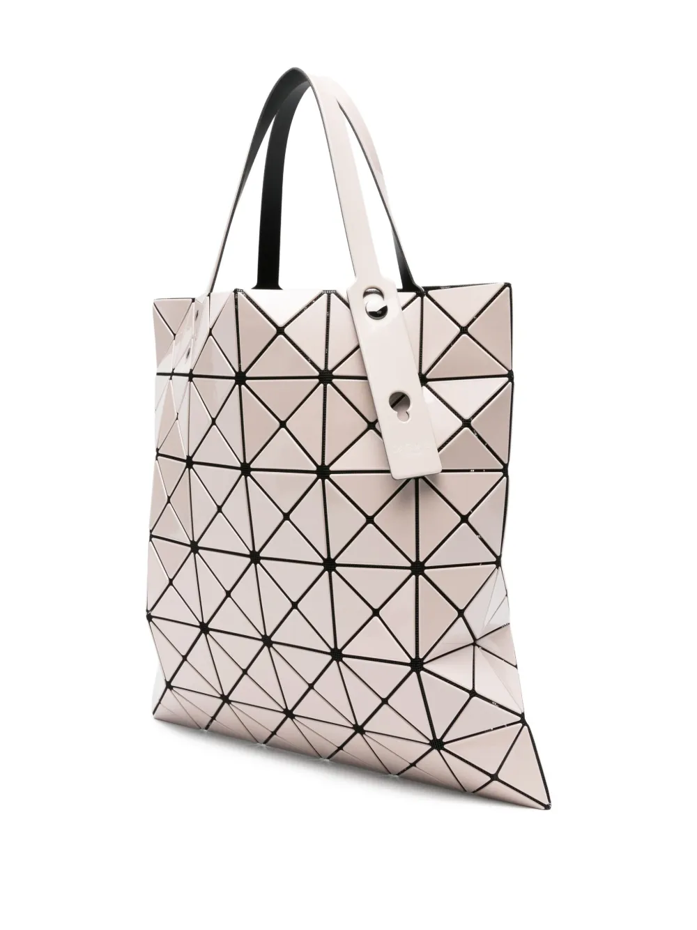 Bao Issey Miyake Lucent shopper met geometrisch patroon Beige