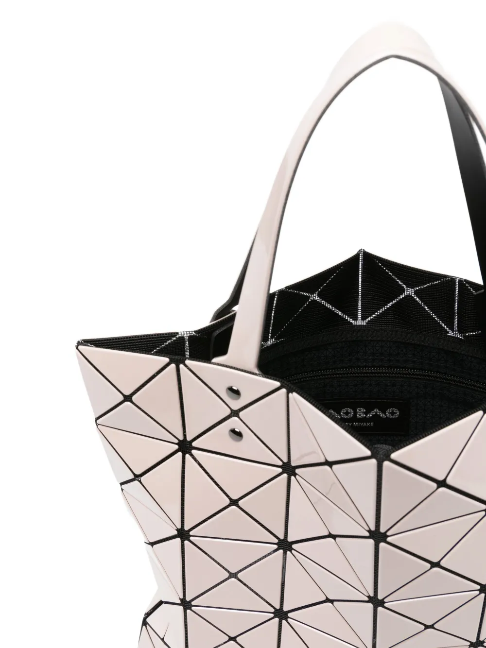 Bao Issey Miyake Lucent shopper met geometrisch patroon Beige