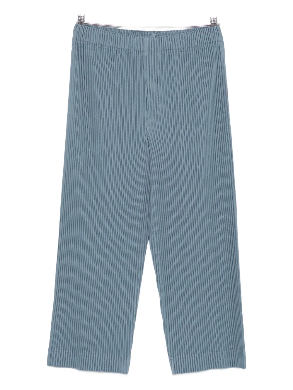 Issey Miyake Homme Plisse'  Men Pleated Trousers In Blue